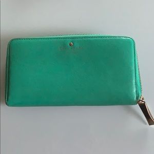 Kate Spade teal/green wallet
